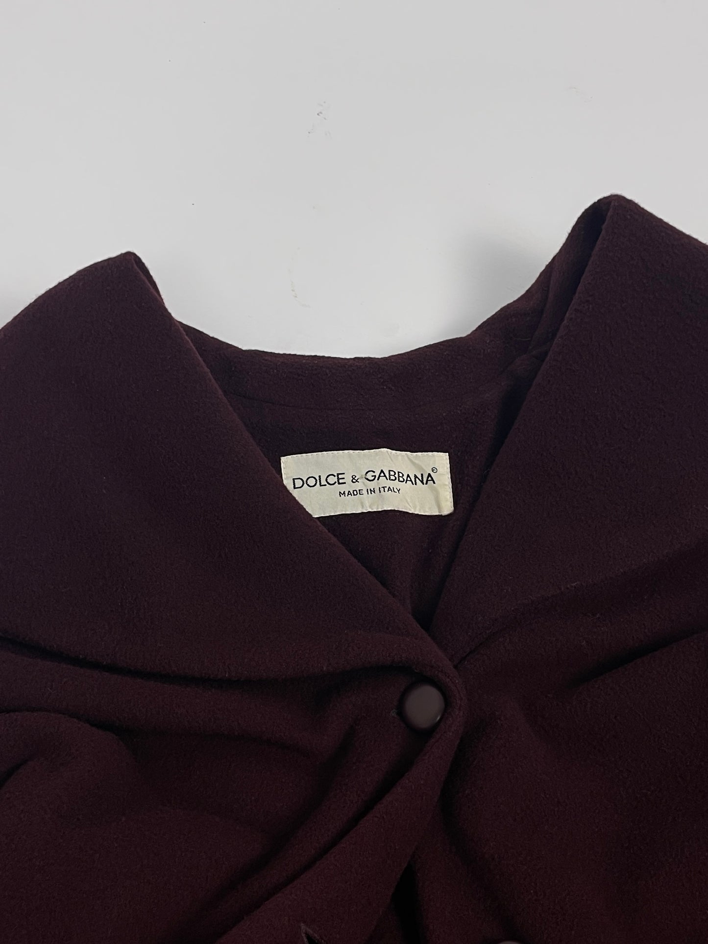 Dolce & Gabbana early 1990’s Oversized Coat