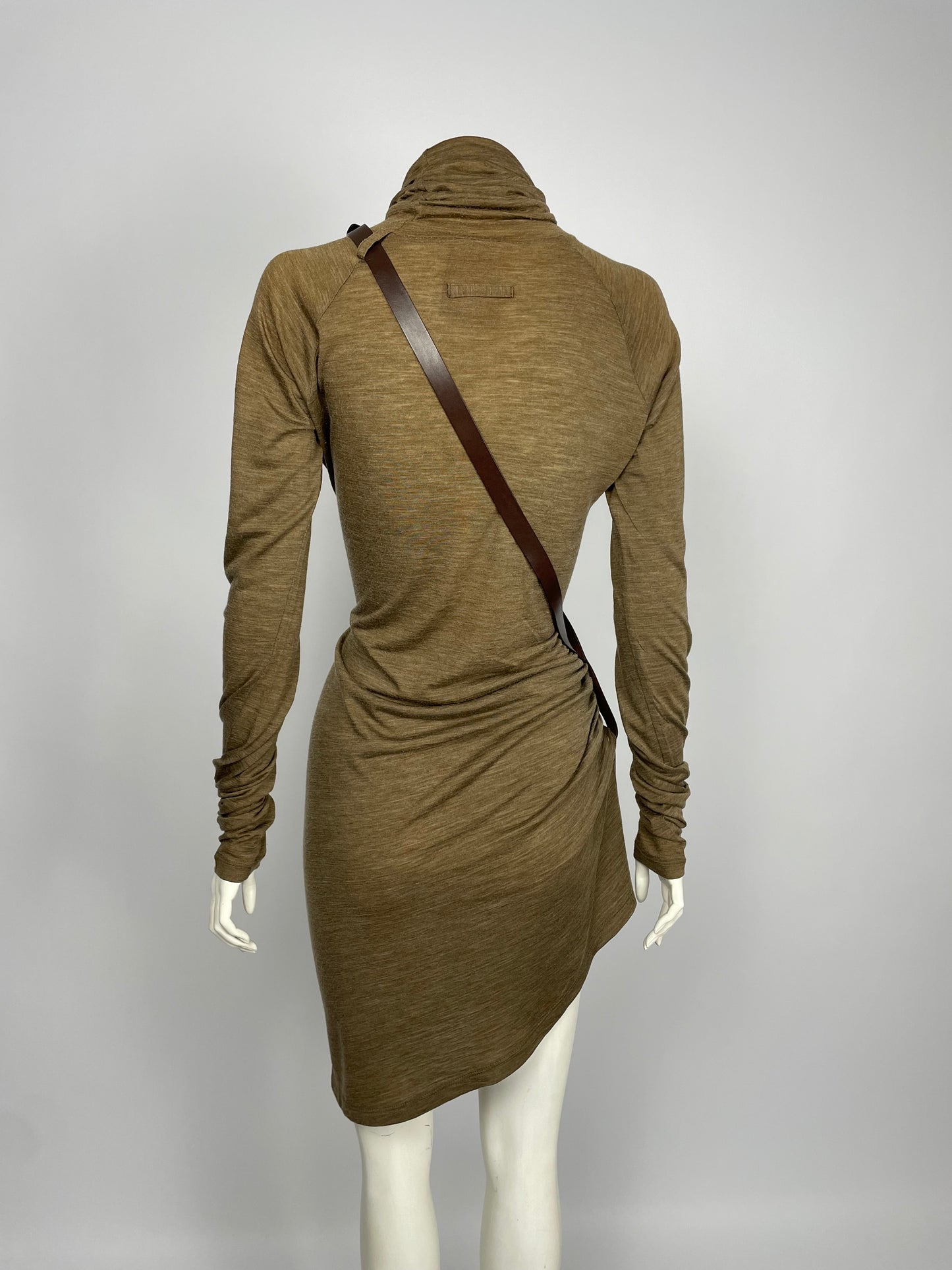 Jean Paul Gaultier 1990’s turtleneck bondage dress.