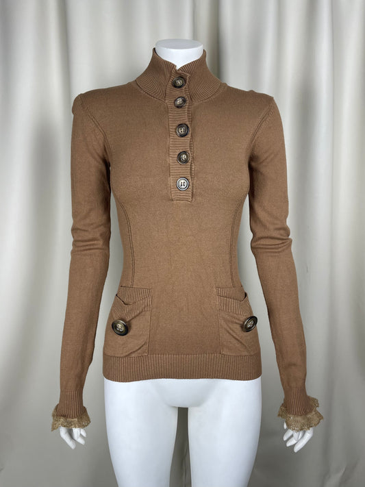 Dolce & Gabbana Brown Knit Cardigan (M)