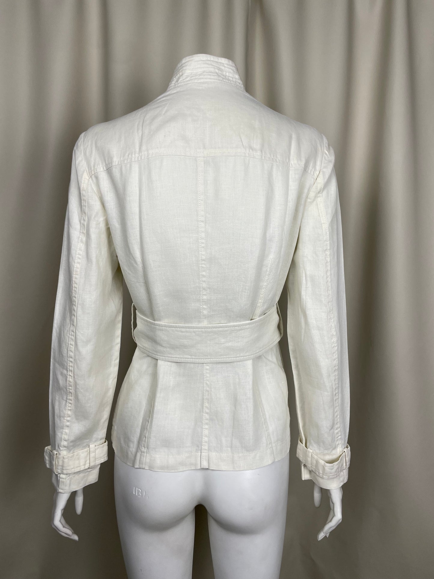 Gianni Versace 1990’s Linen Safari Coat