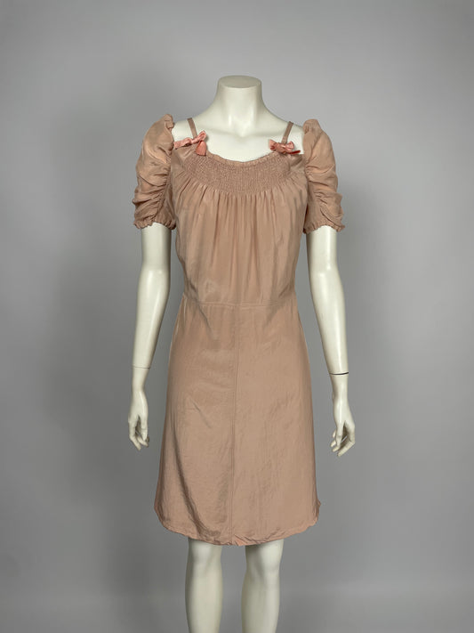 Prada 2007 Gathered ruffle dress.