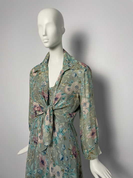 Georges Rech 1990's Floral print set