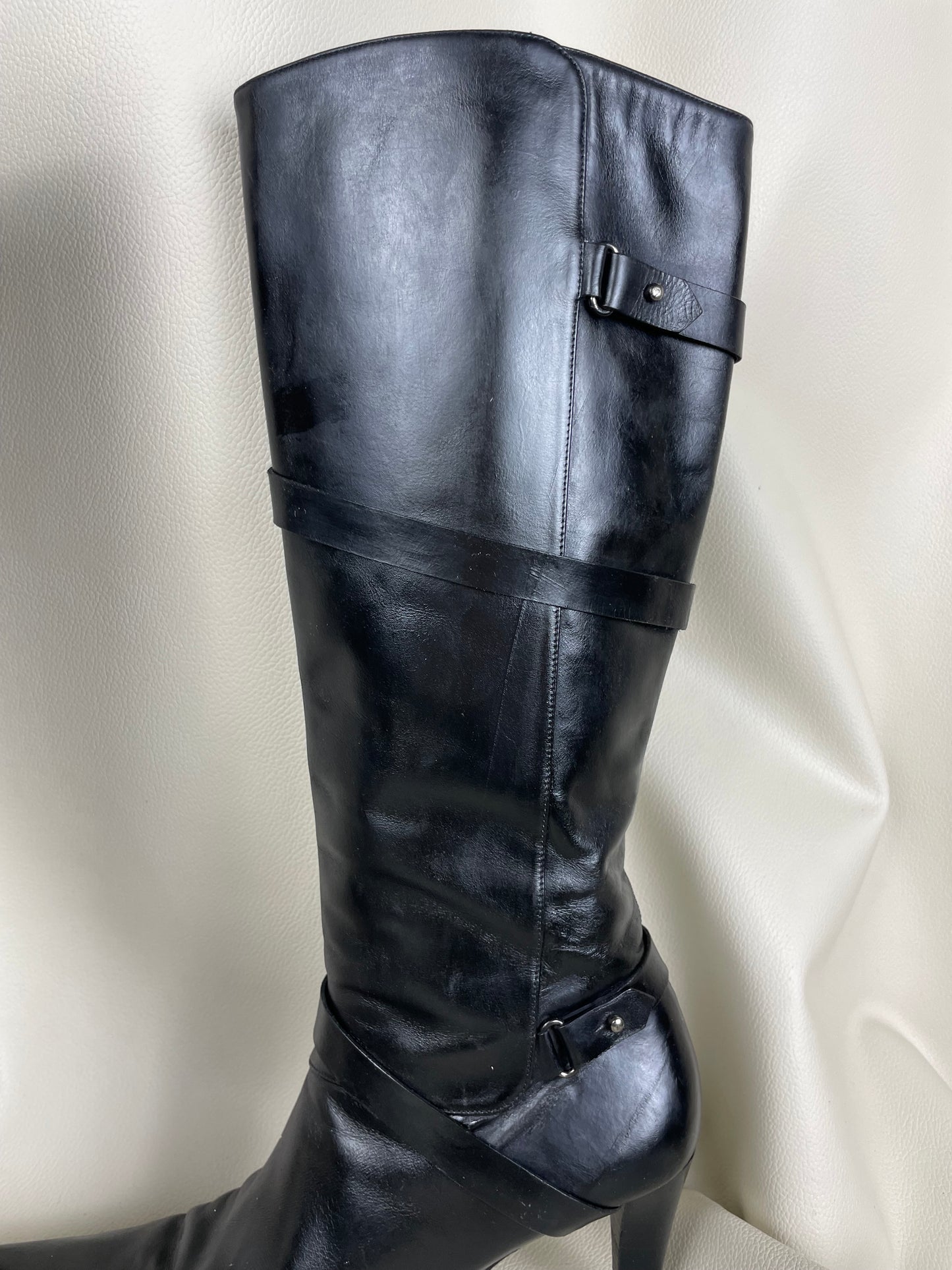 Balenciaga Leather Boots (37)