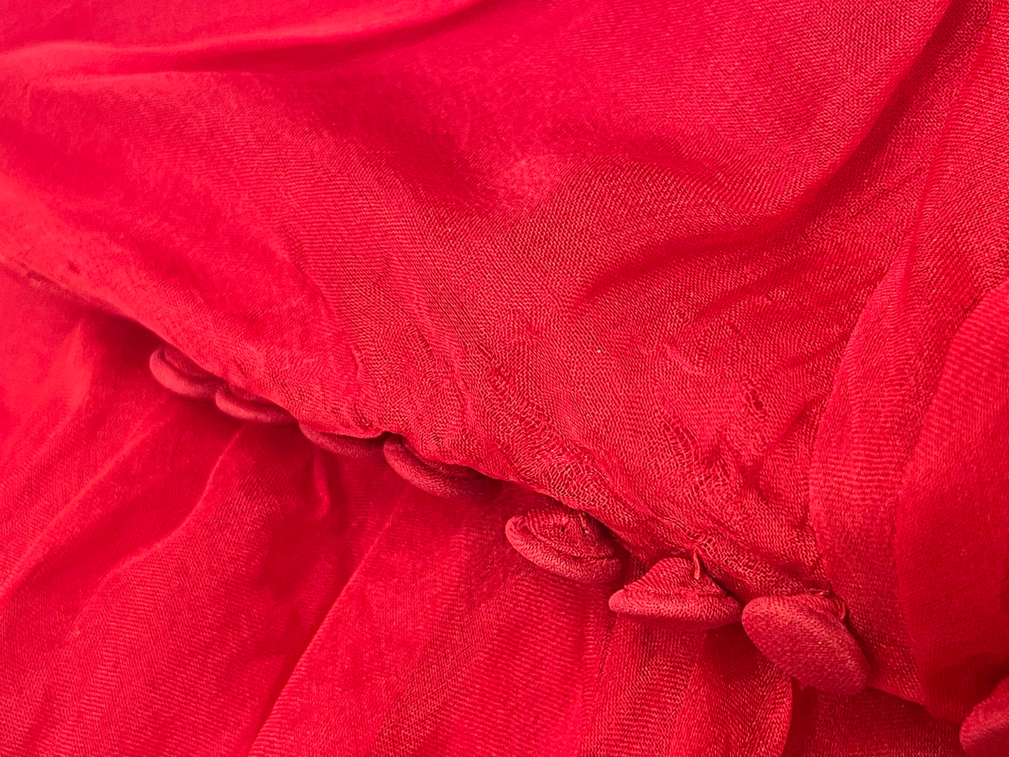 Dior Cruise 2011 red tulle top dress