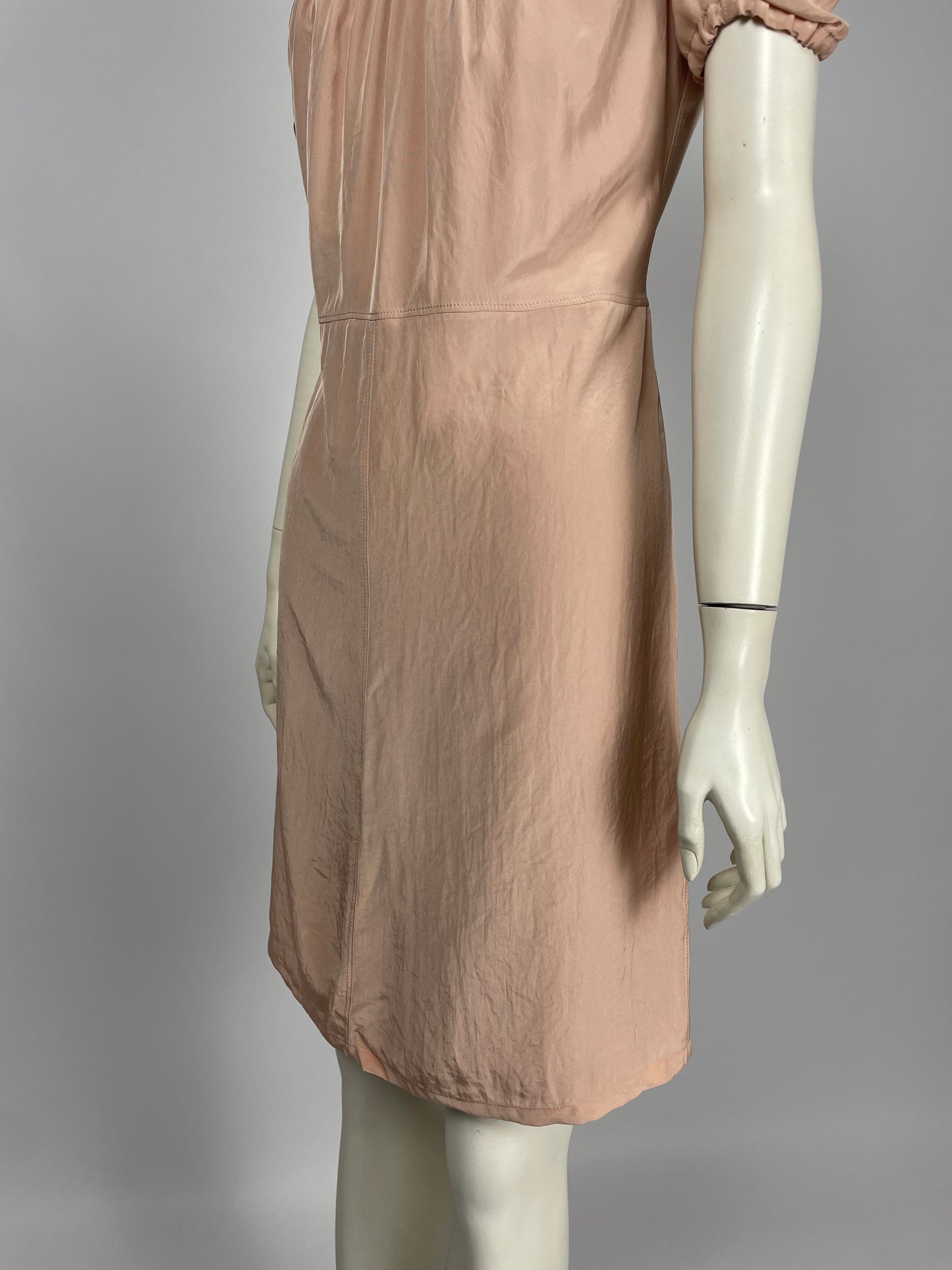 Prada 2007 Gathered ruffle dress.