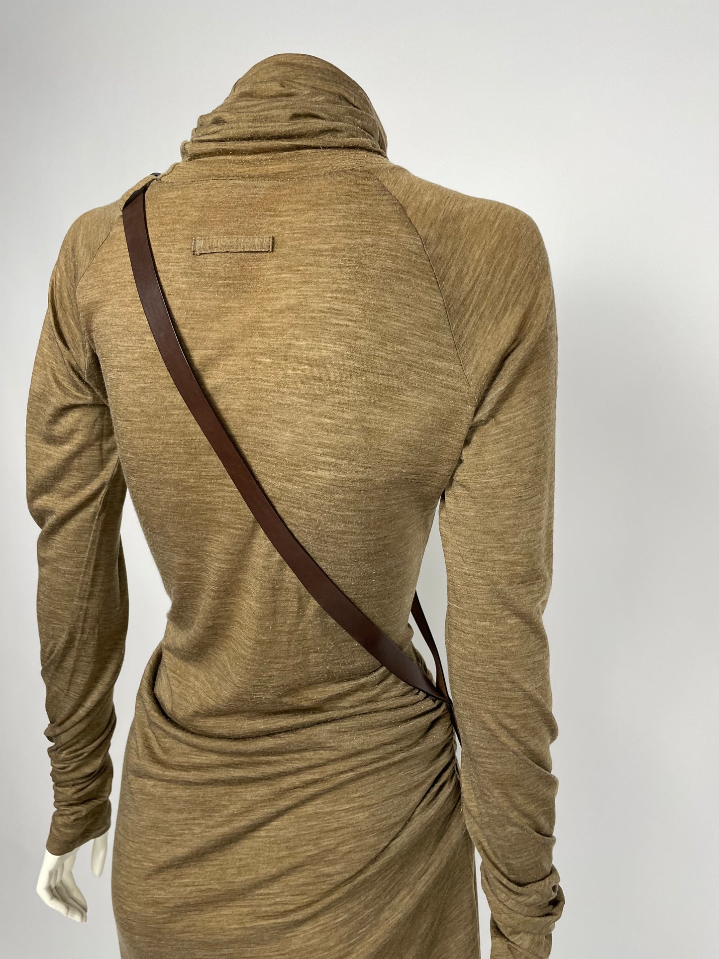 Jean Paul Gaultier 1990’s turtleneck bondage dress.