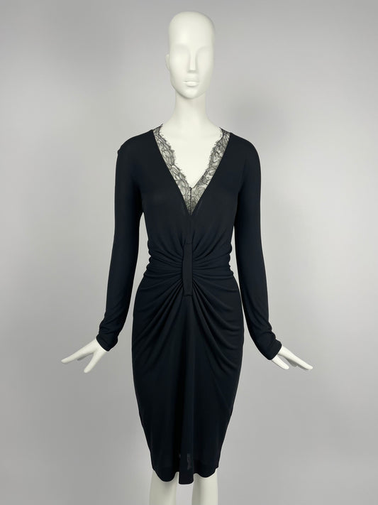 Dior by John Galliano F/W 2009 lace neckline dress
