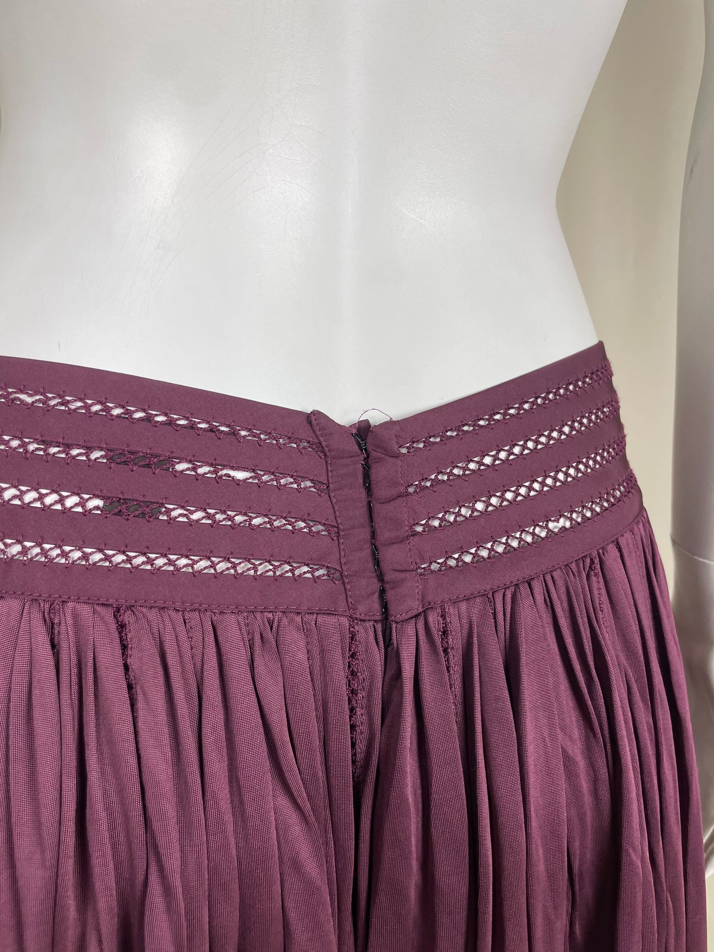 Louis Vuitton Silk Heavyweight Skirt (L)