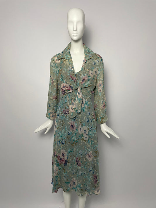 Georges Rech 1990's Floral print set