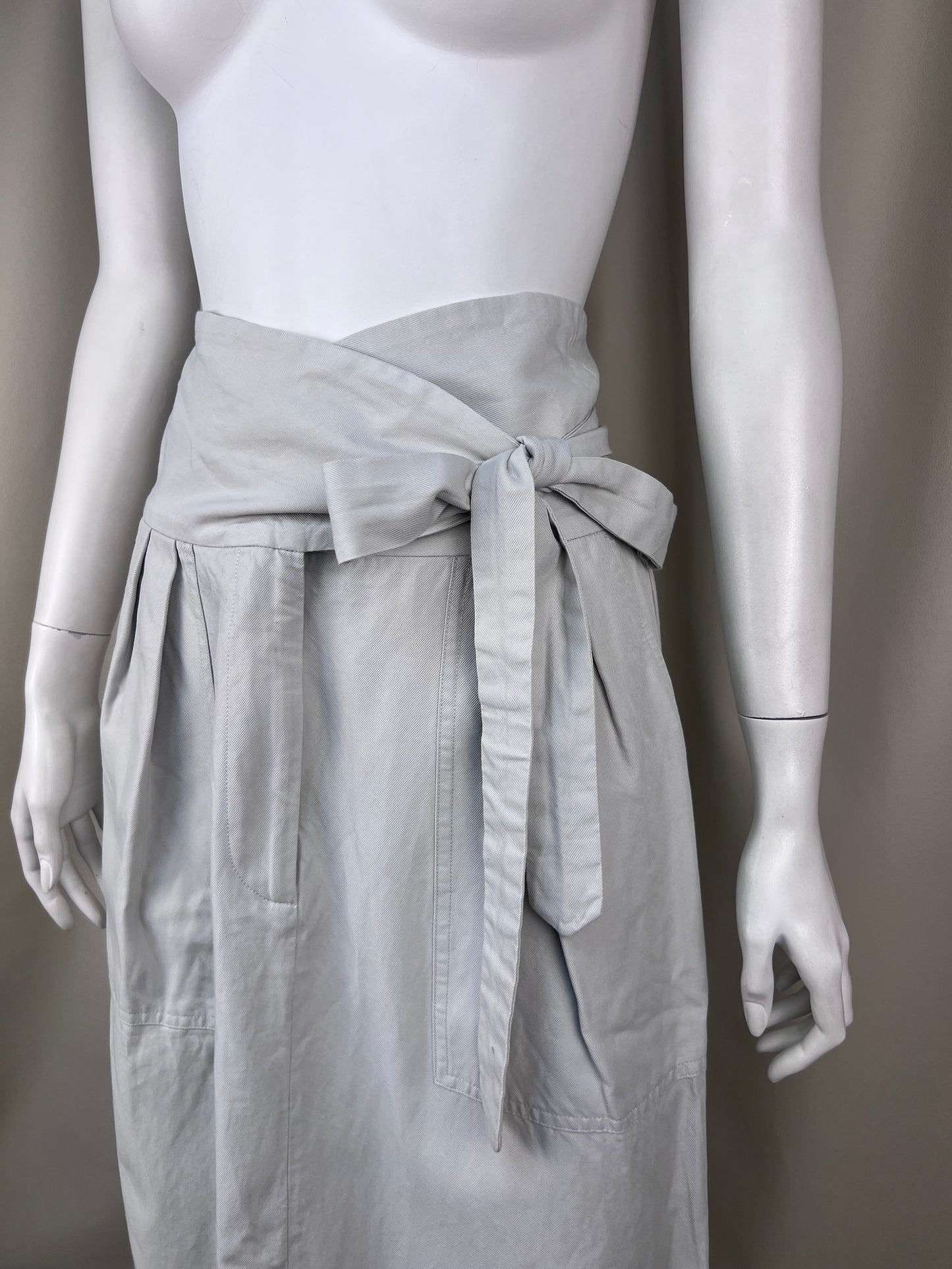 Dries Van Noten laced up midi skirt (L)