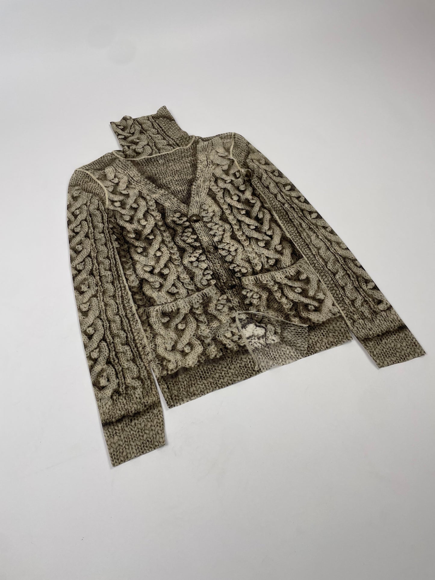 Jean Paul Gaultier F/W 2004 Trompe L’oeil Mesh