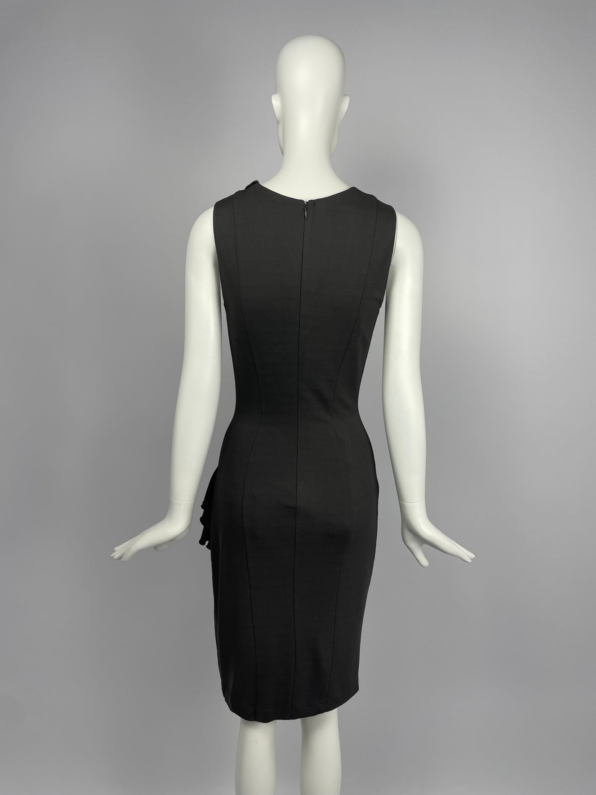 Blumarine 2000's flared ruffled dress