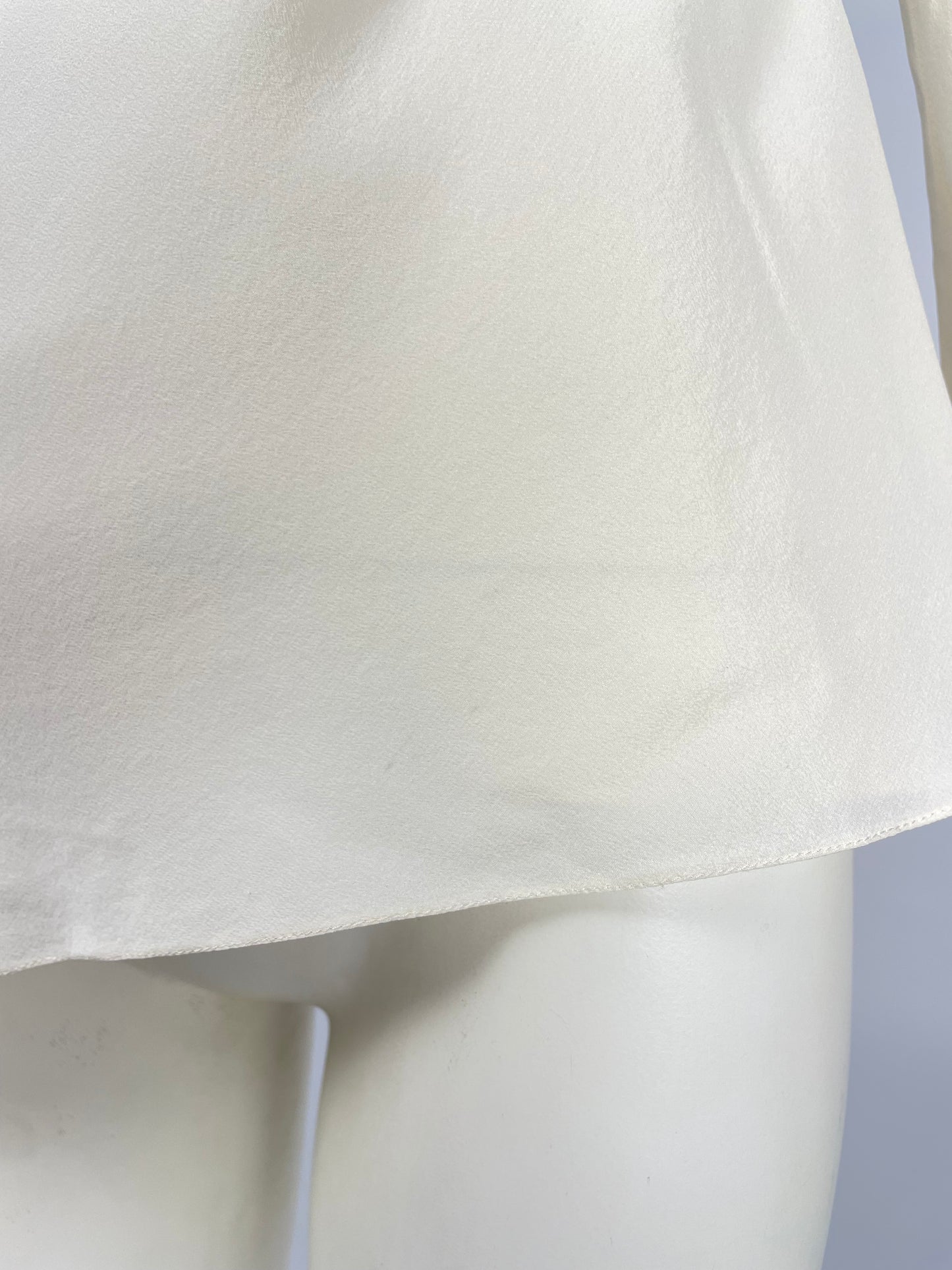 Dior by John Galliano S/S 2006 silk ruffle blouse