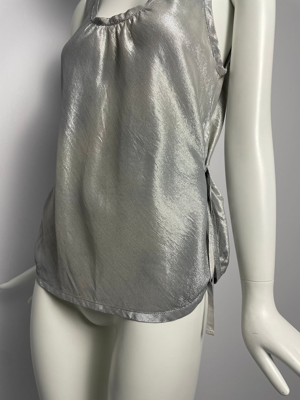 Prada 2000's Silver tie top