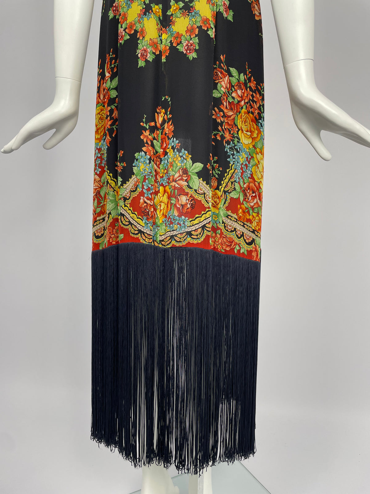 Dolce & Gabbana F/W 1993 fringes cardigan dress