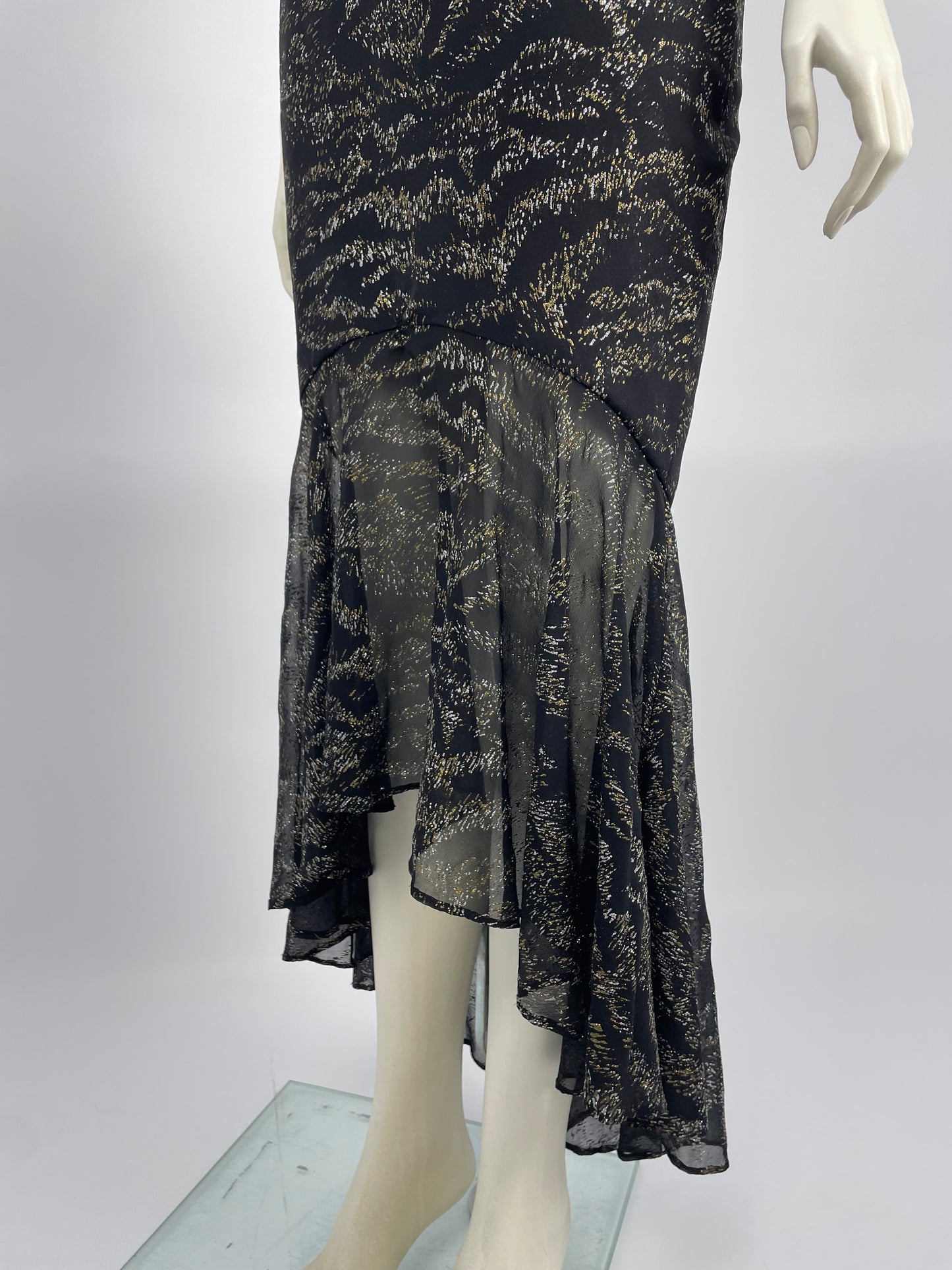 Gai Mattiolo 1990’s glittery maxi dress