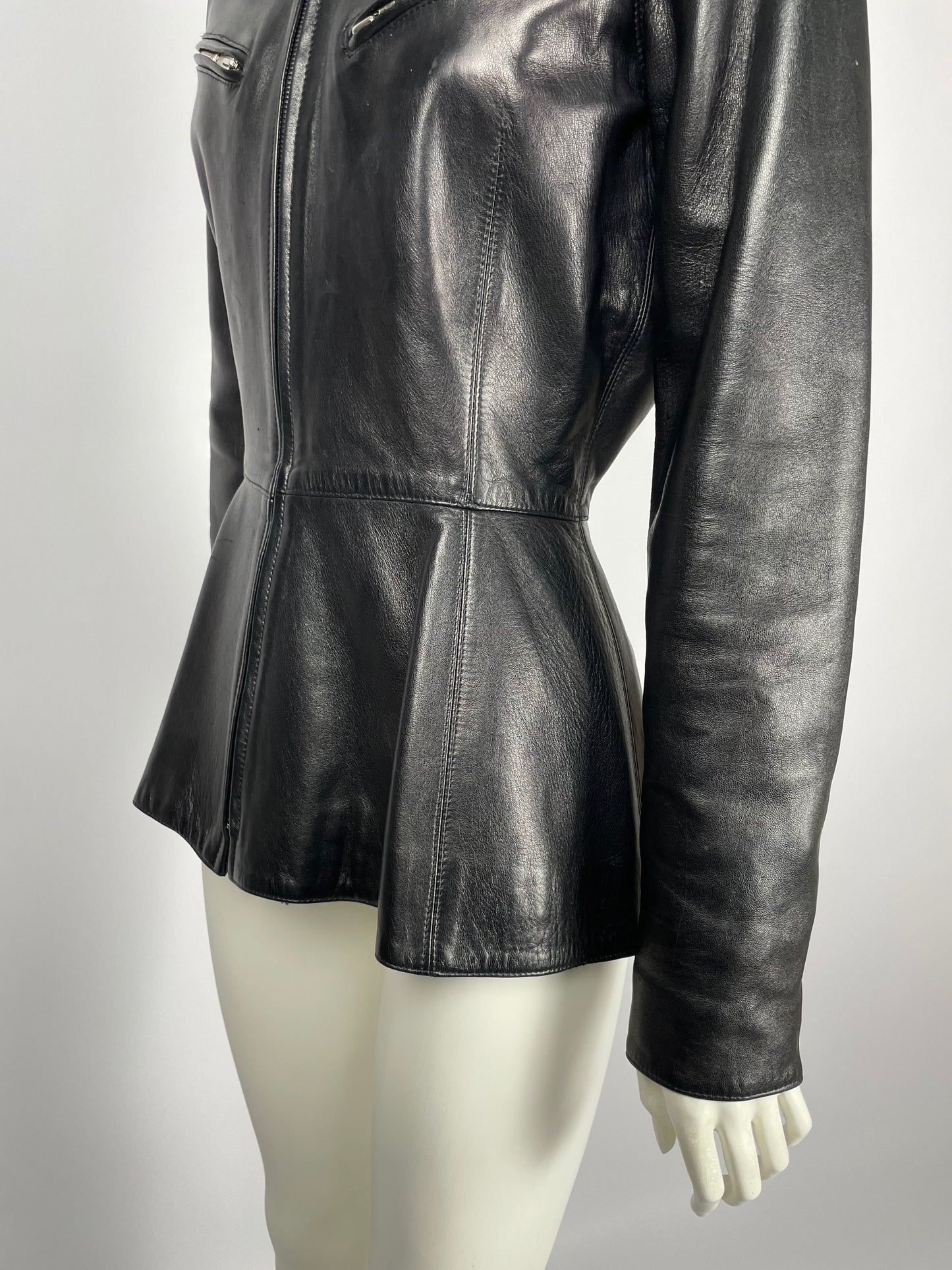 Claude Montana F/W 1992 Ideal Cuirs Leather Jacket