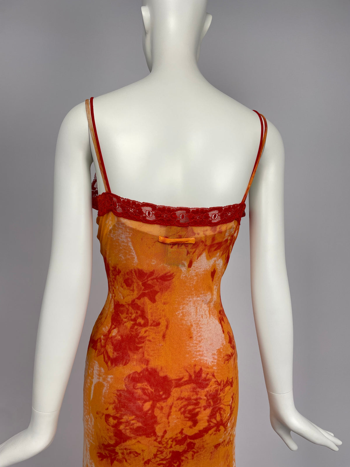 Jean Paul Gaultier 1990’s double layer mesh dress