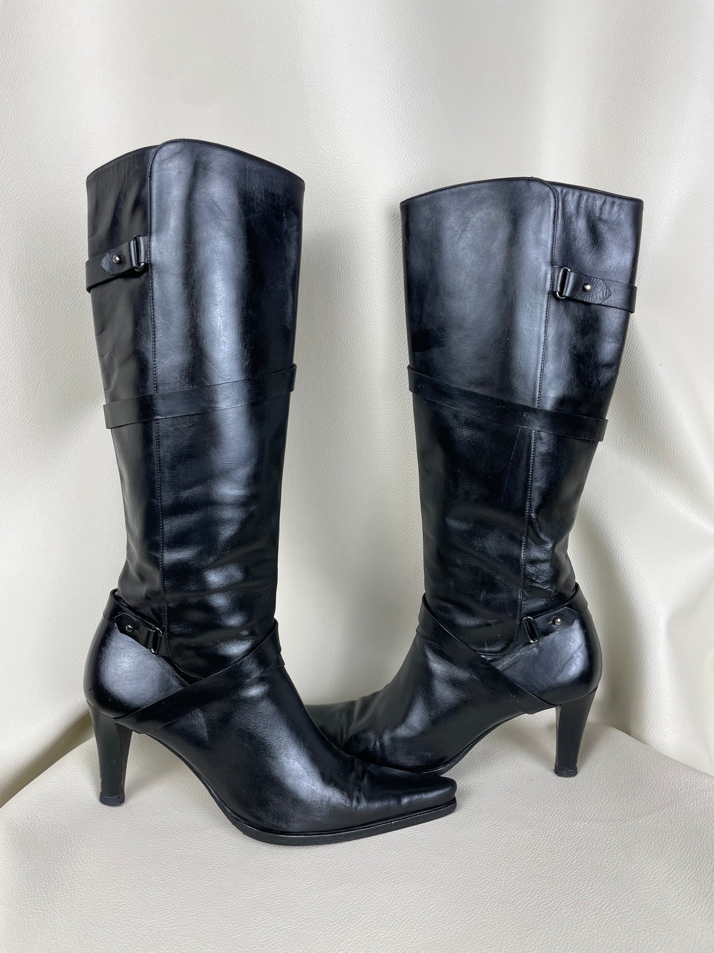 Balenciaga Leather Boots (37)