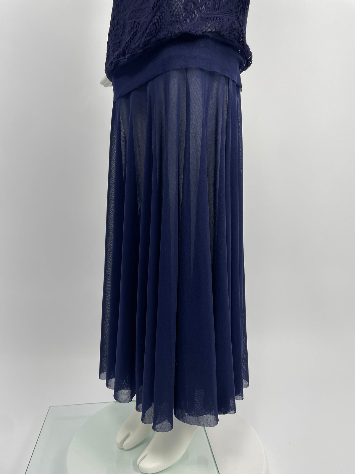 Jean Paul Gaultier S/S 2008 laser cut maxi skirt