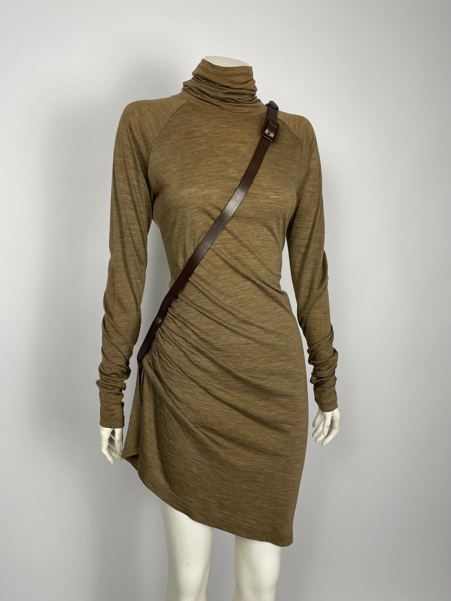 Jean Paul Gaultier 1990’s turtleneck bondage dress.