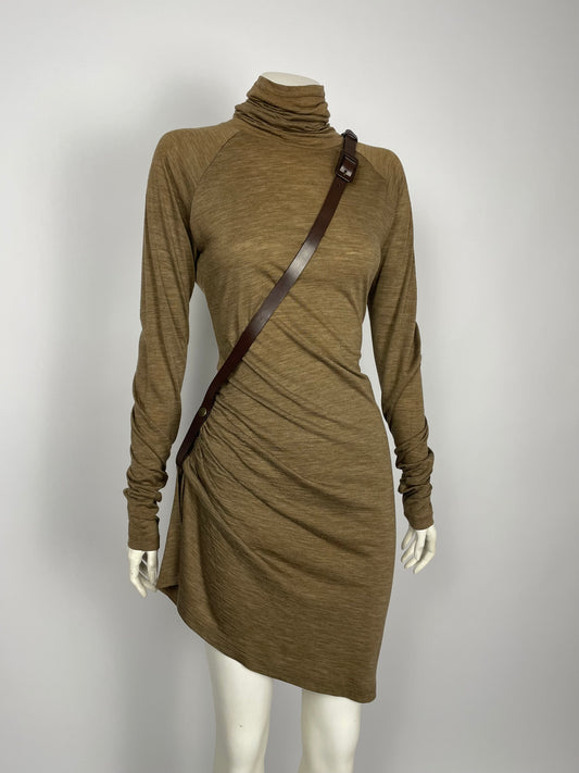 Jean Paul Gaultier 1990’s turtleneck bondage dress.