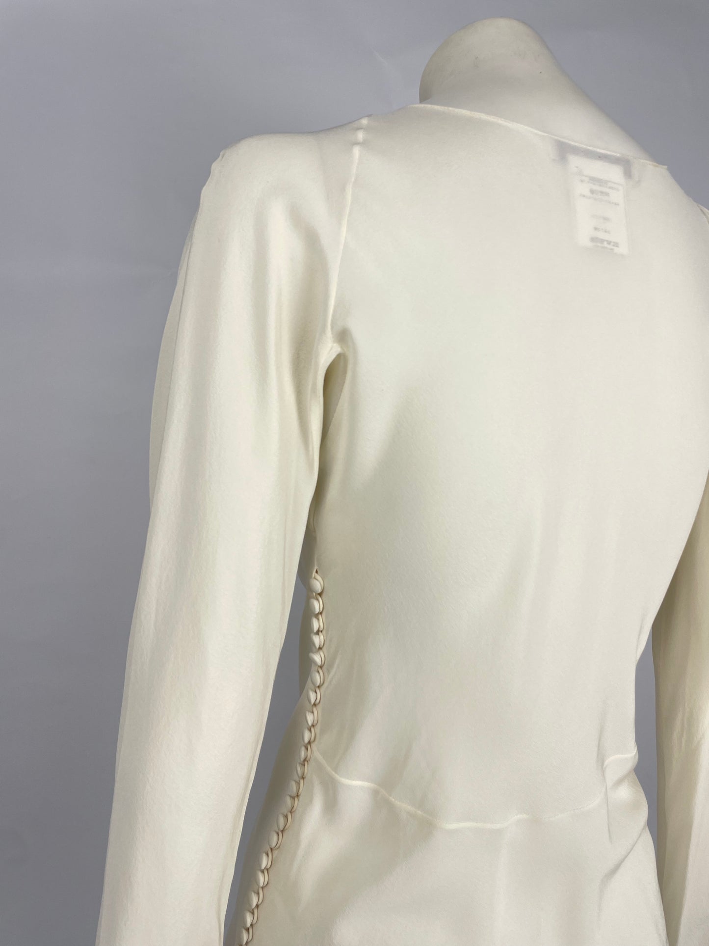 Dior by John Galliano S/S 2006 silk ruffle blouse