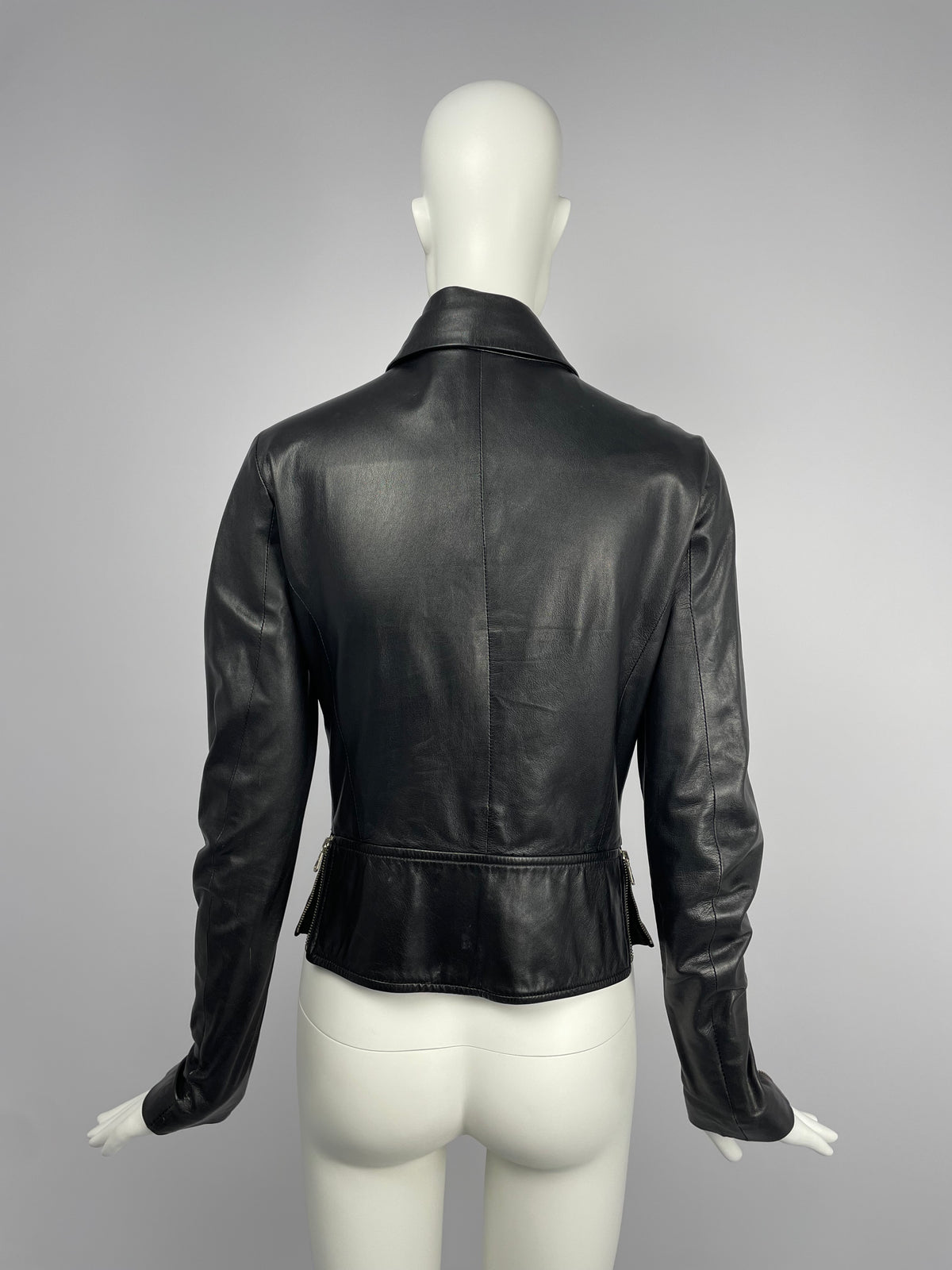 Plein sud 2000's Leather Moto Jacket