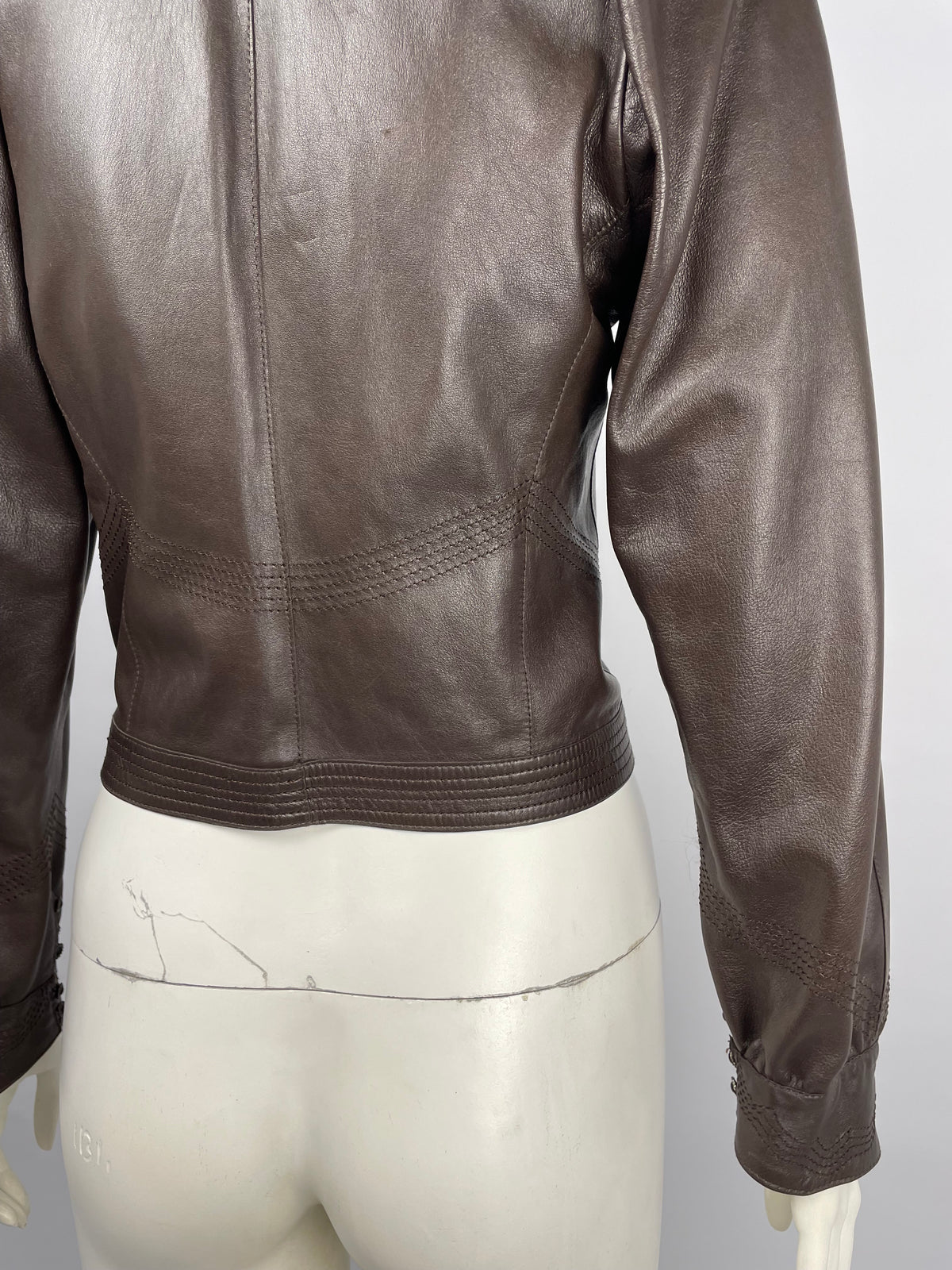 Dior by John Galliano F/W 2002 leather jacket.