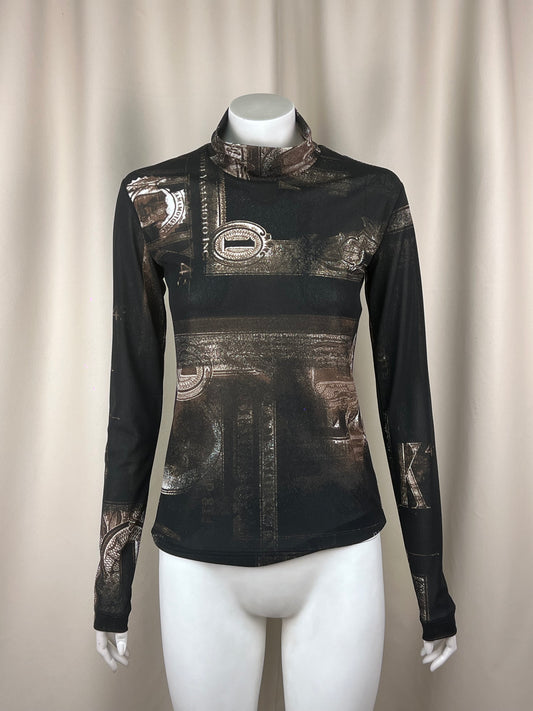 Yohji Yamamoto Y’s by Takeshi Kosaka S/S 2021 mesh top (M)