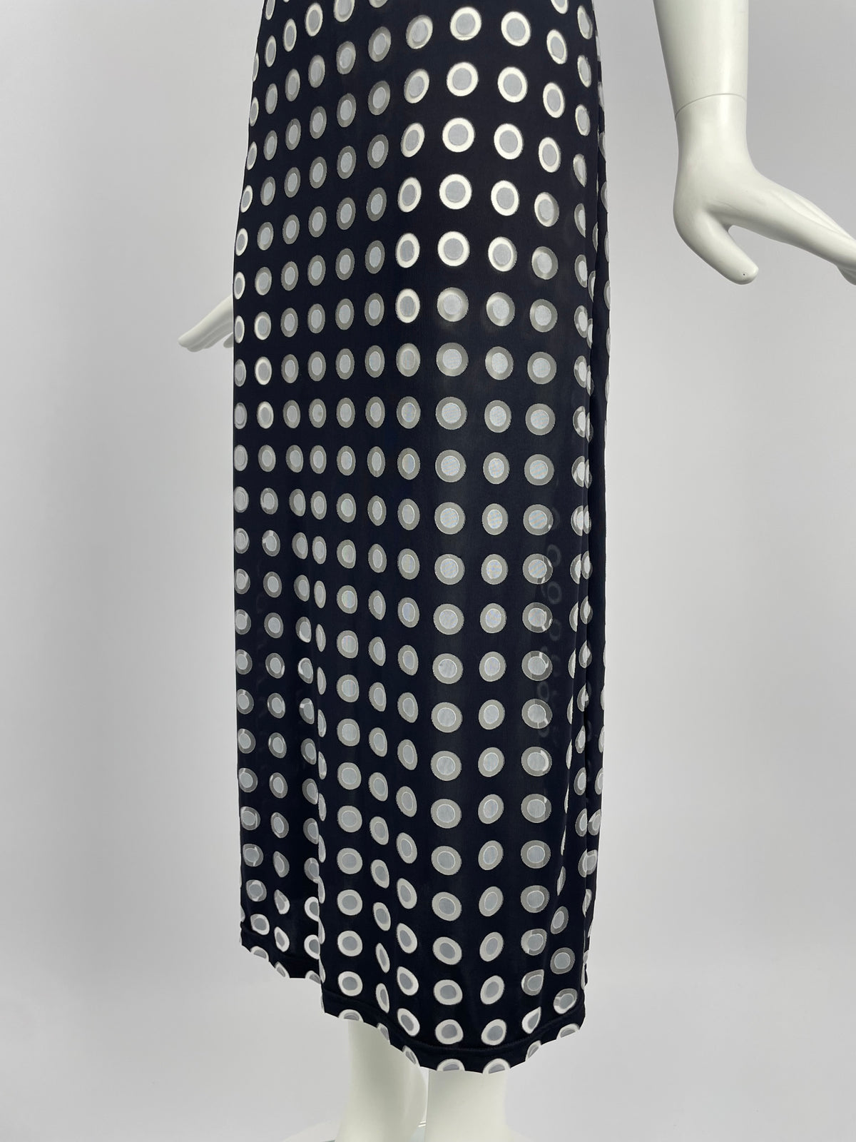 Gianni Versace 1990's Polka Dots maxi dress