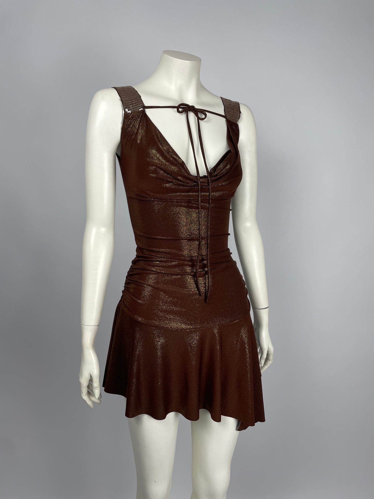 Gianni Versace Couture 1990's Glitter & sequins dress