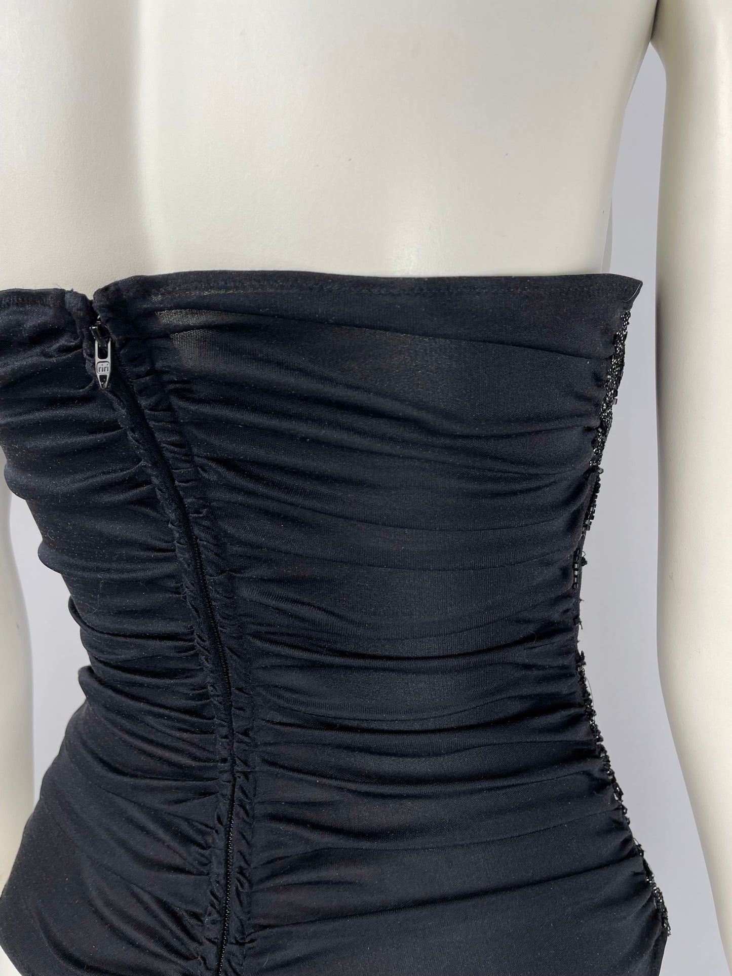 Gianni Versace Couture Sera F/W 1987 stones cups bustier