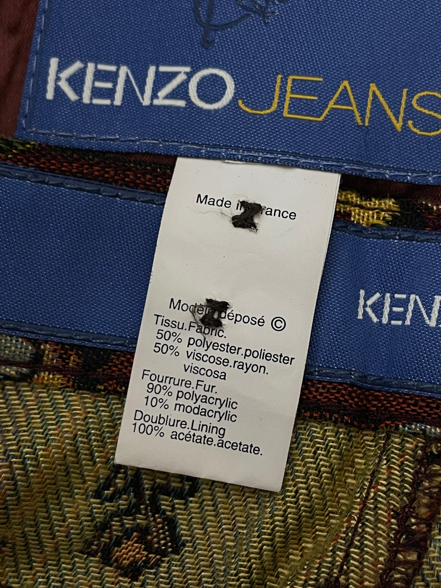 Kenzo jacquard suit