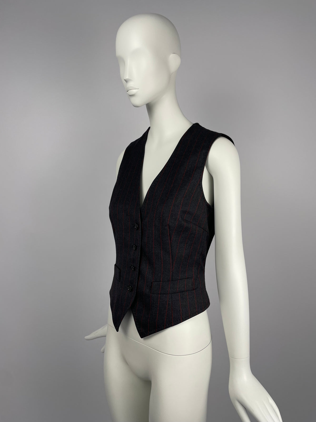 Dolce & Gabbana F/W 1997 Pinstripe wool vest