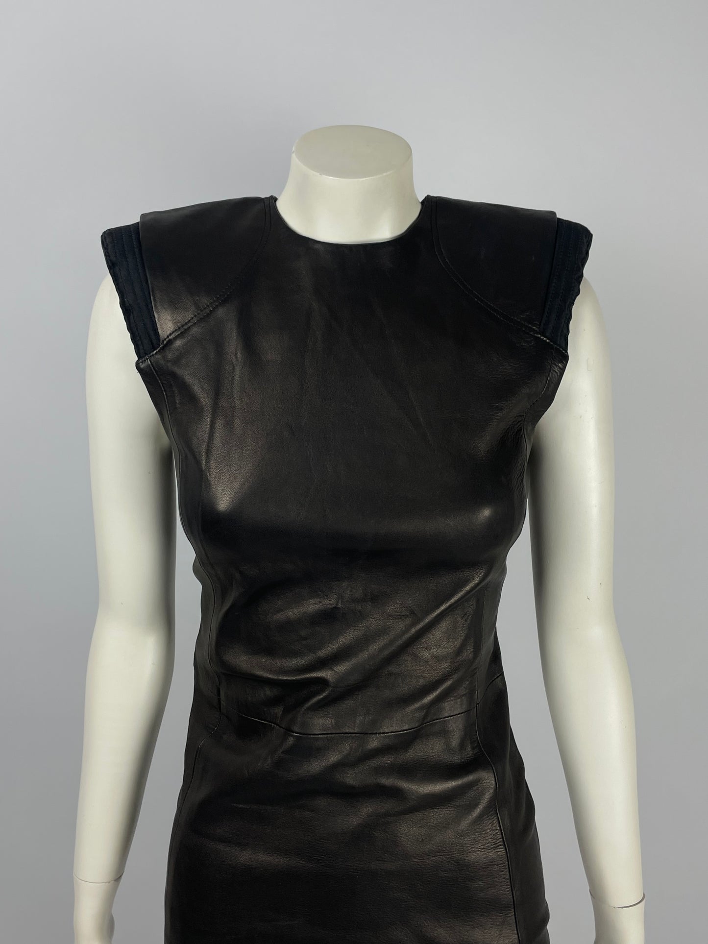 Gianni Versace F/W 2001 Leather Dress