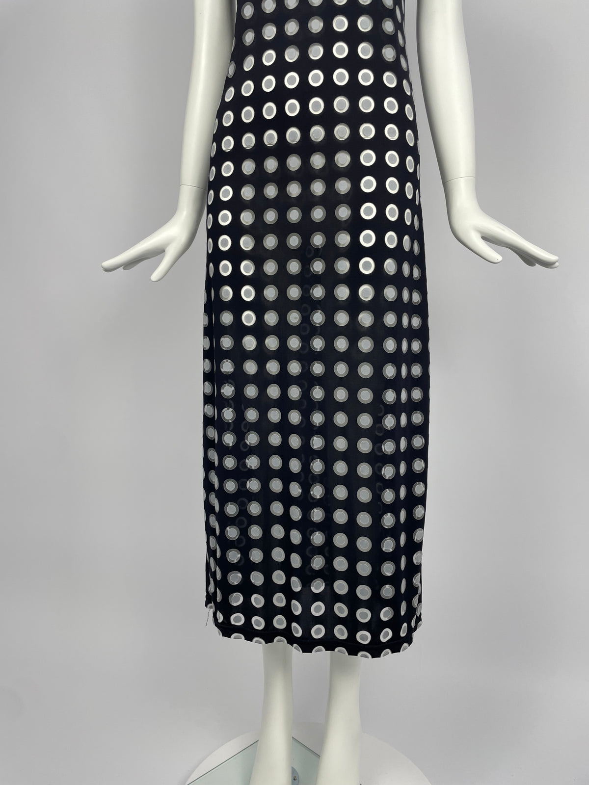Gianni Versace 1990's Polka Dots maxi dress