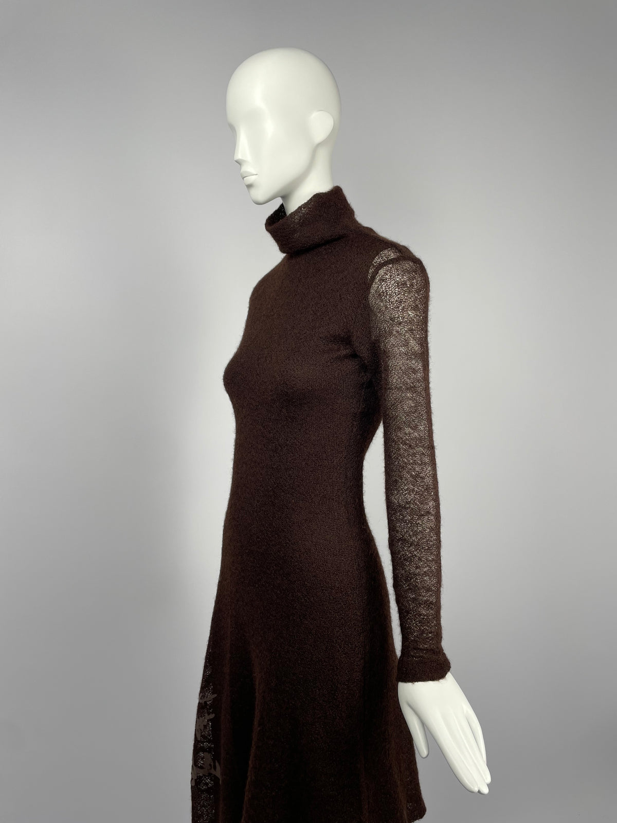 Plein Sud 1990’s double layer knit maxi dress