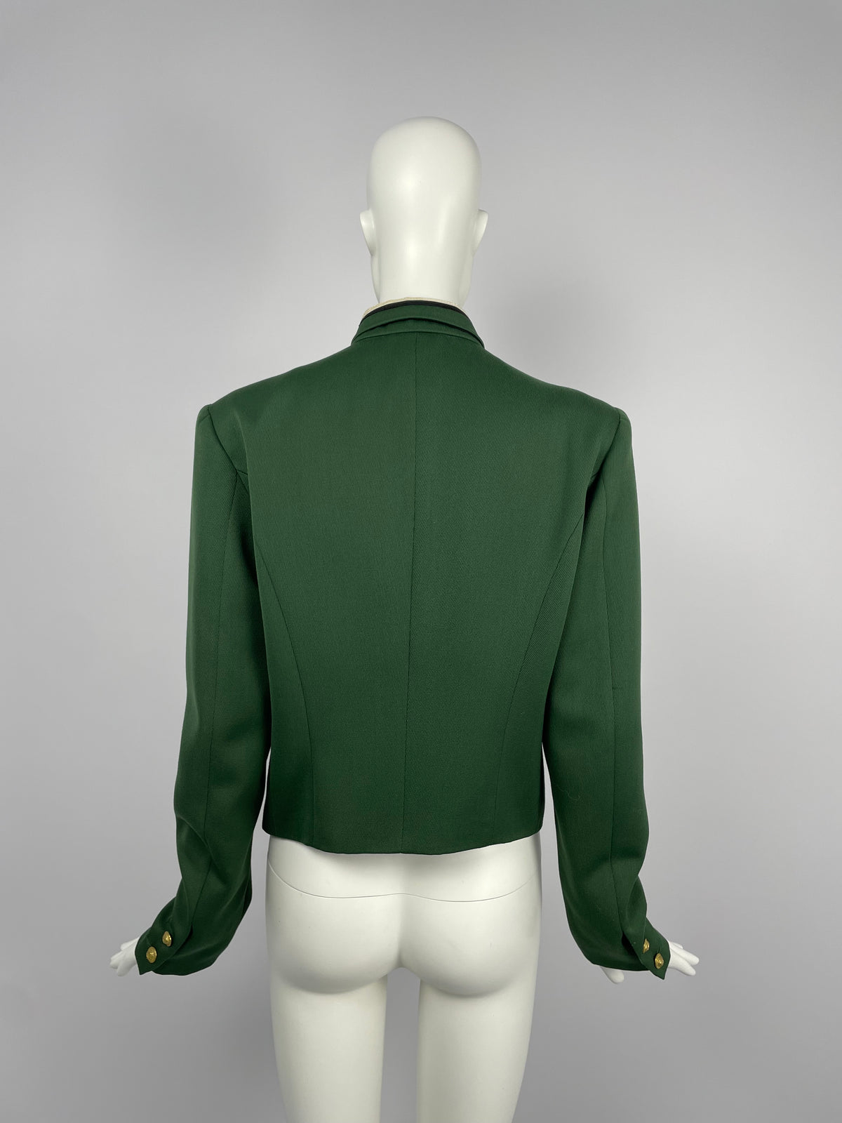 Marithe closed 1980's double breasted napoleon jacket