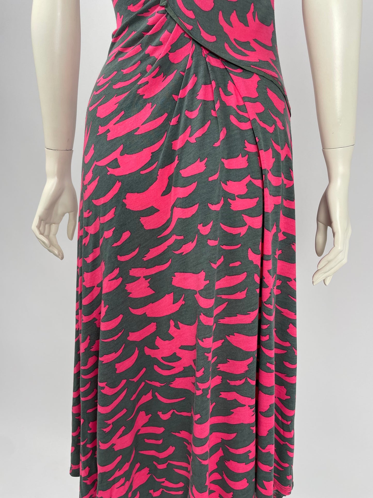 Kenzo 2000’s pink camo maxi dress.