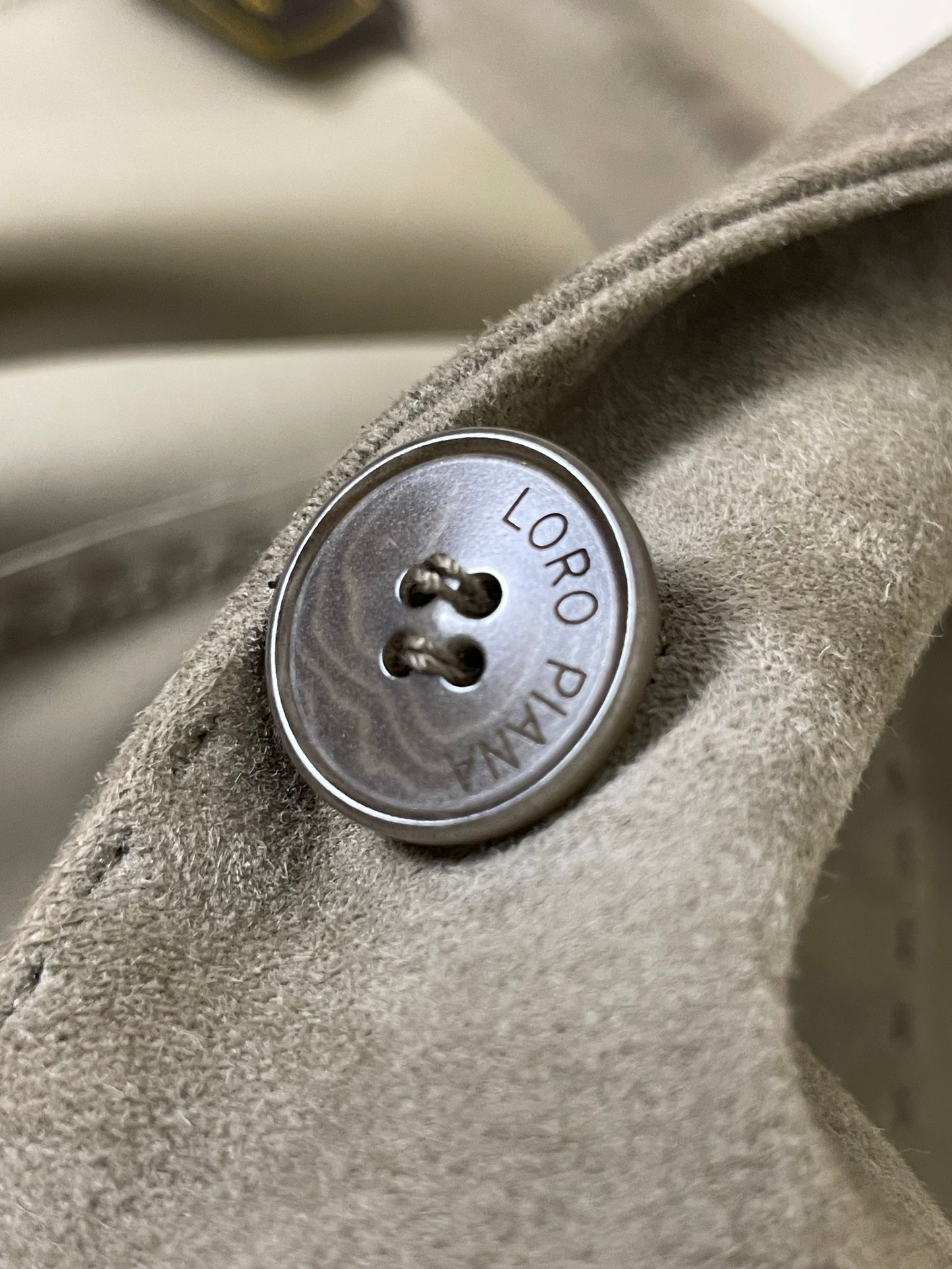 Loro Piana Asymmetrical Suede Blazer (M)