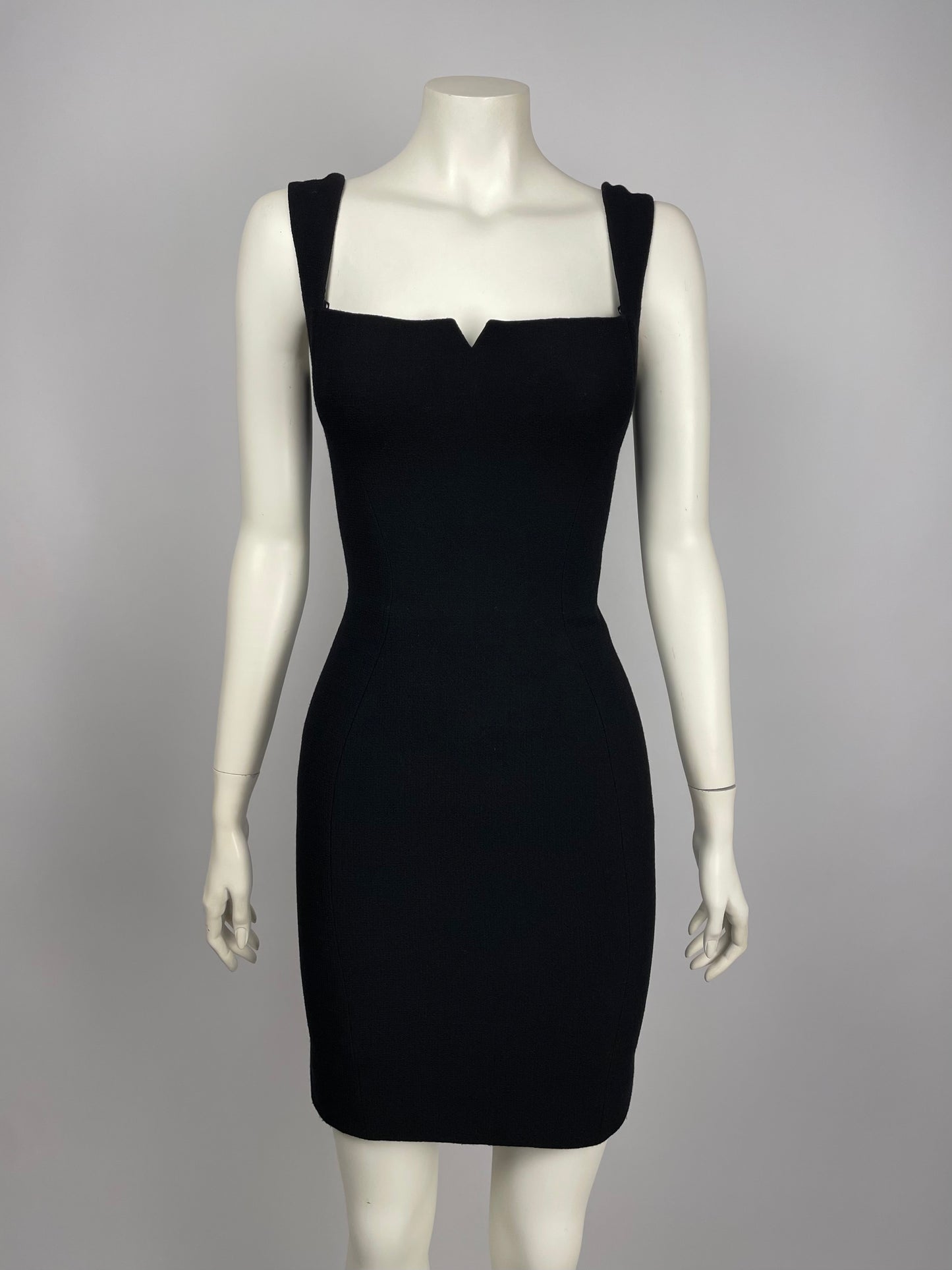 Gianni Versace Couture F/W 1995 wool dress.