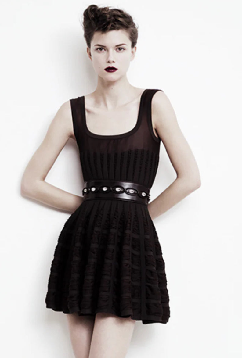 Alaia S/S 2009 Gathered Knit Dress (S)