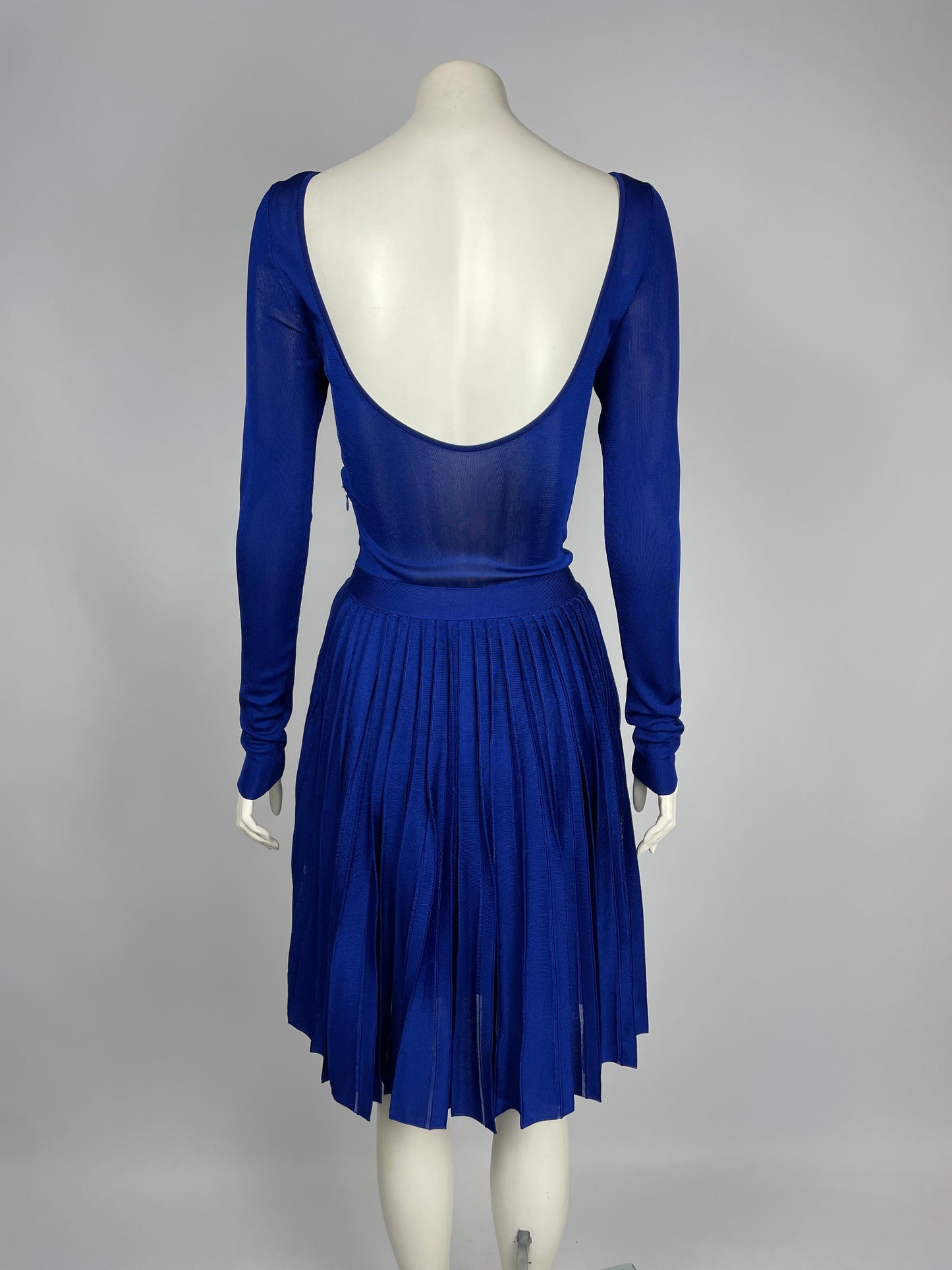 Dior cruise 2012 heavy knit pleated dress.