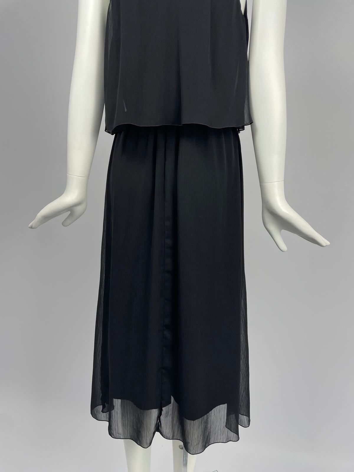 Blumarine 2000’s tulle top maxi dress