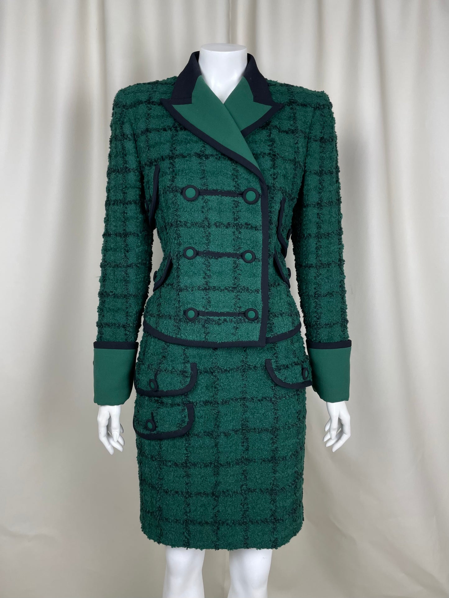 Gianni Versace Couture F/W 1993 Naomi Campbell Runway Suit (M)