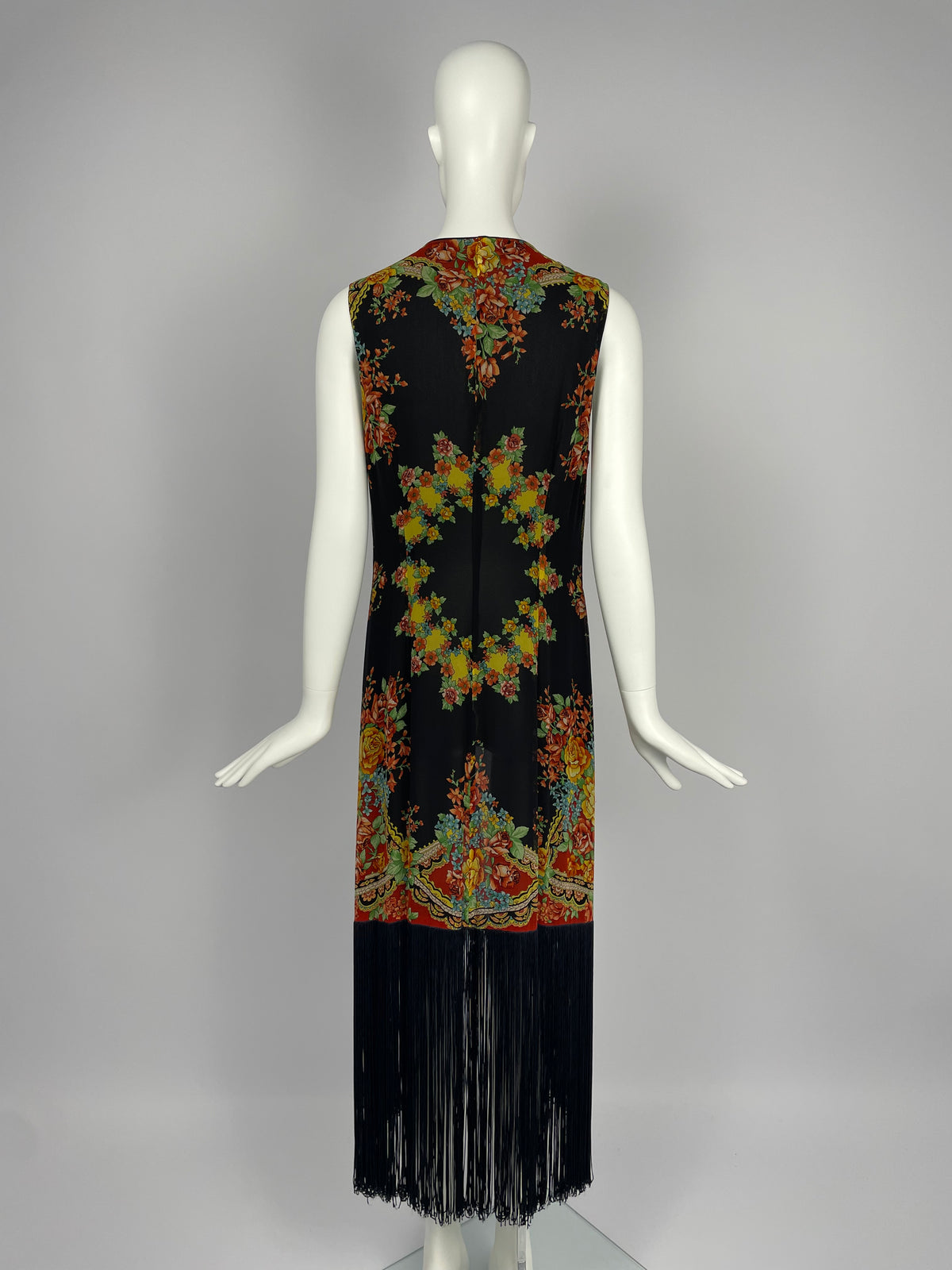 Dolce & Gabbana F/W 1993 fringes cardigan dress