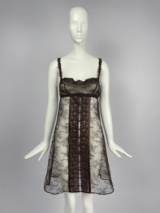 Dior by John Galliano 2000’s lingerie dress