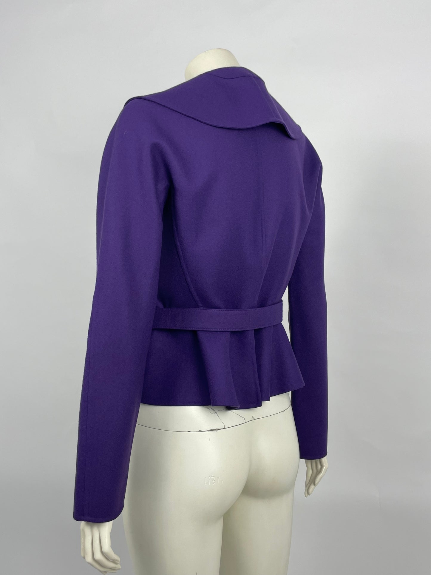 Gianni Versace F/W 2000 Purple belt jacket