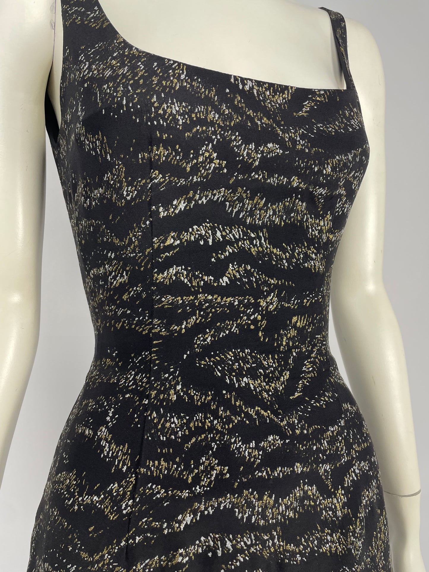 Gai Mattiolo 1990’s glittery maxi dress